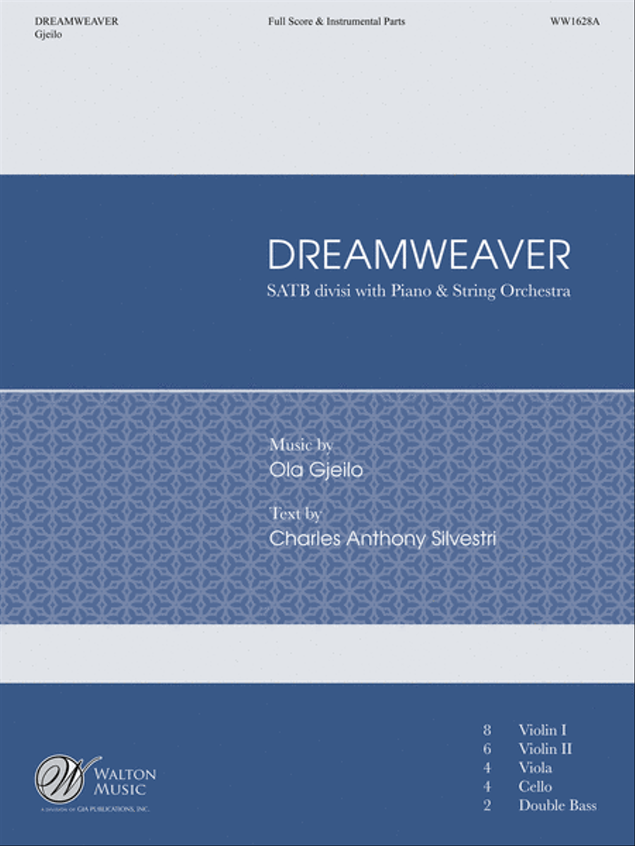 Dreamweaver - Full Score & Instrumental Parts Divisi scores gallery preview page 1