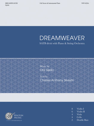Book cover for Dreamweaver - Full Score & Instrumental Parts