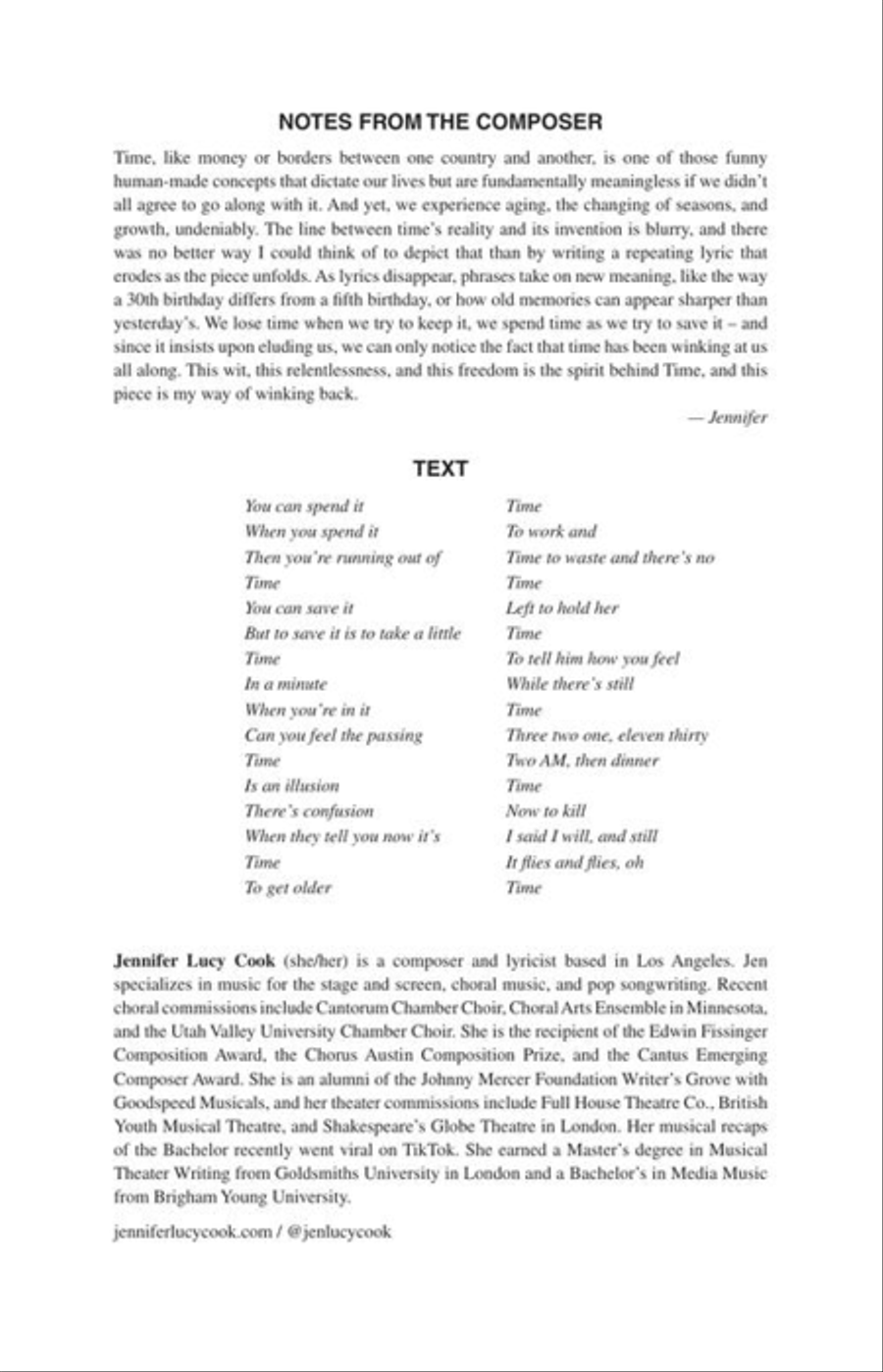 Time 4-Part scores gallery preview page 3