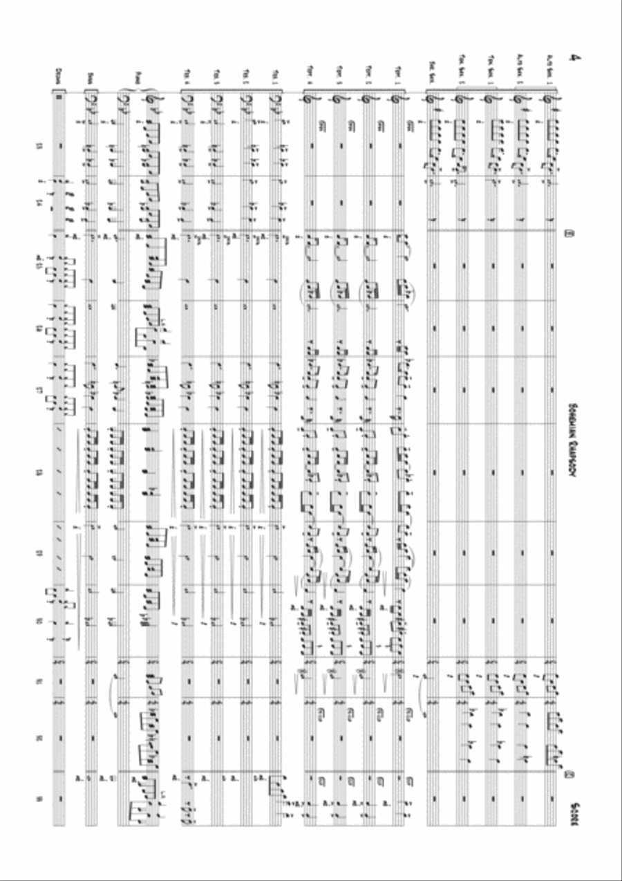 Bohemian Rhapsody Jazz Ensemble scores gallery preview page 4