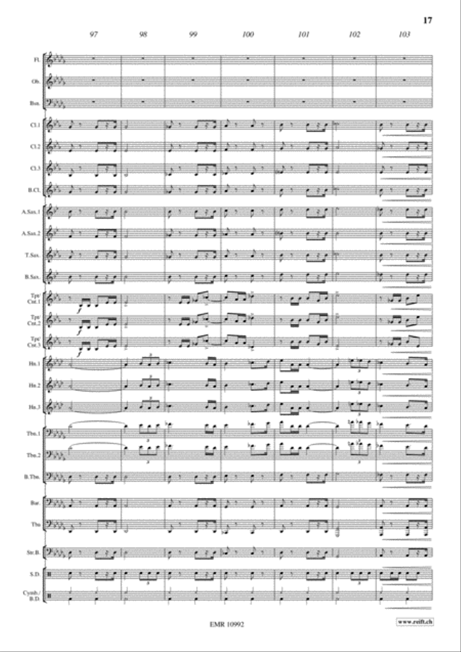 Brass Explosion Concert Band scores gallery preview page 18