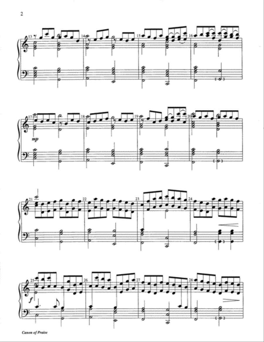 Canon of Praise Canon of Praise 3-Part scores gallery preview page 3