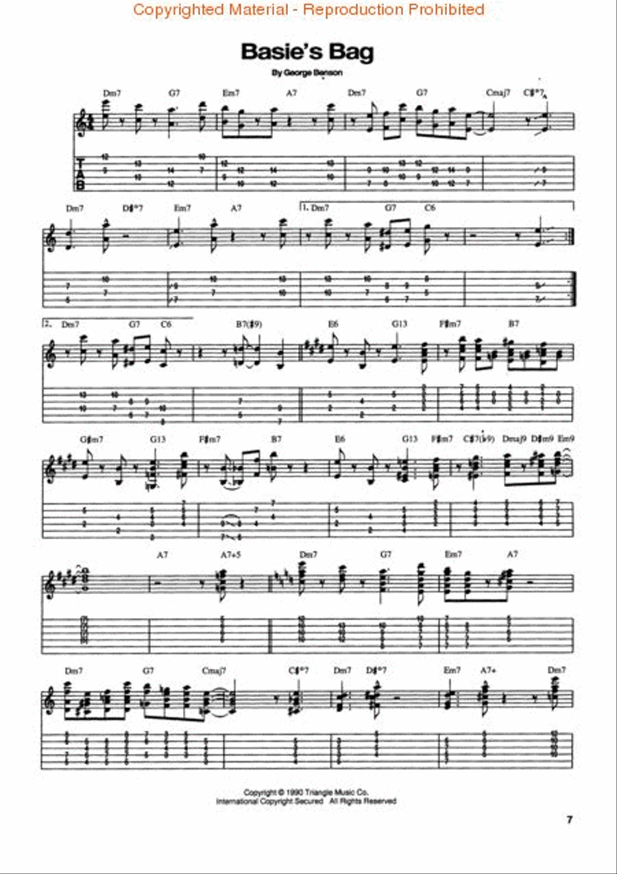 The Best of George Benson Electric Guitar scores gallery preview page 2