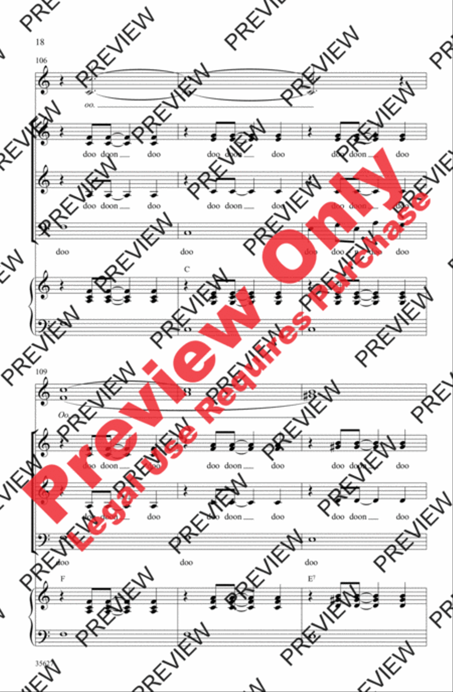 Over the Rainbow Over the Rainbow 3-Part scores gallery preview page 36