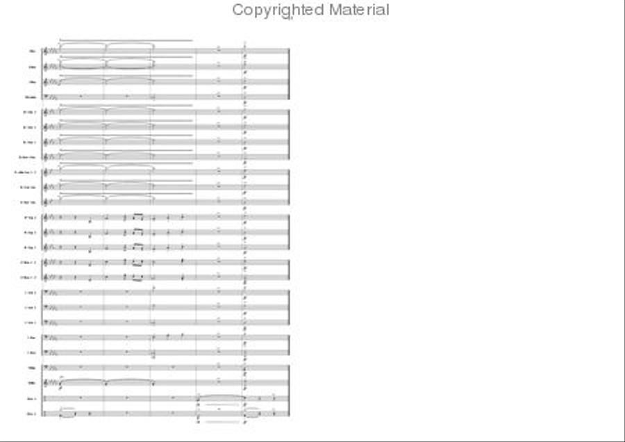 Hymn of Brotherhood Concert Band scores gallery preview page 7