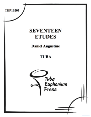 Book cover for Seventeen Etudes for Tuba