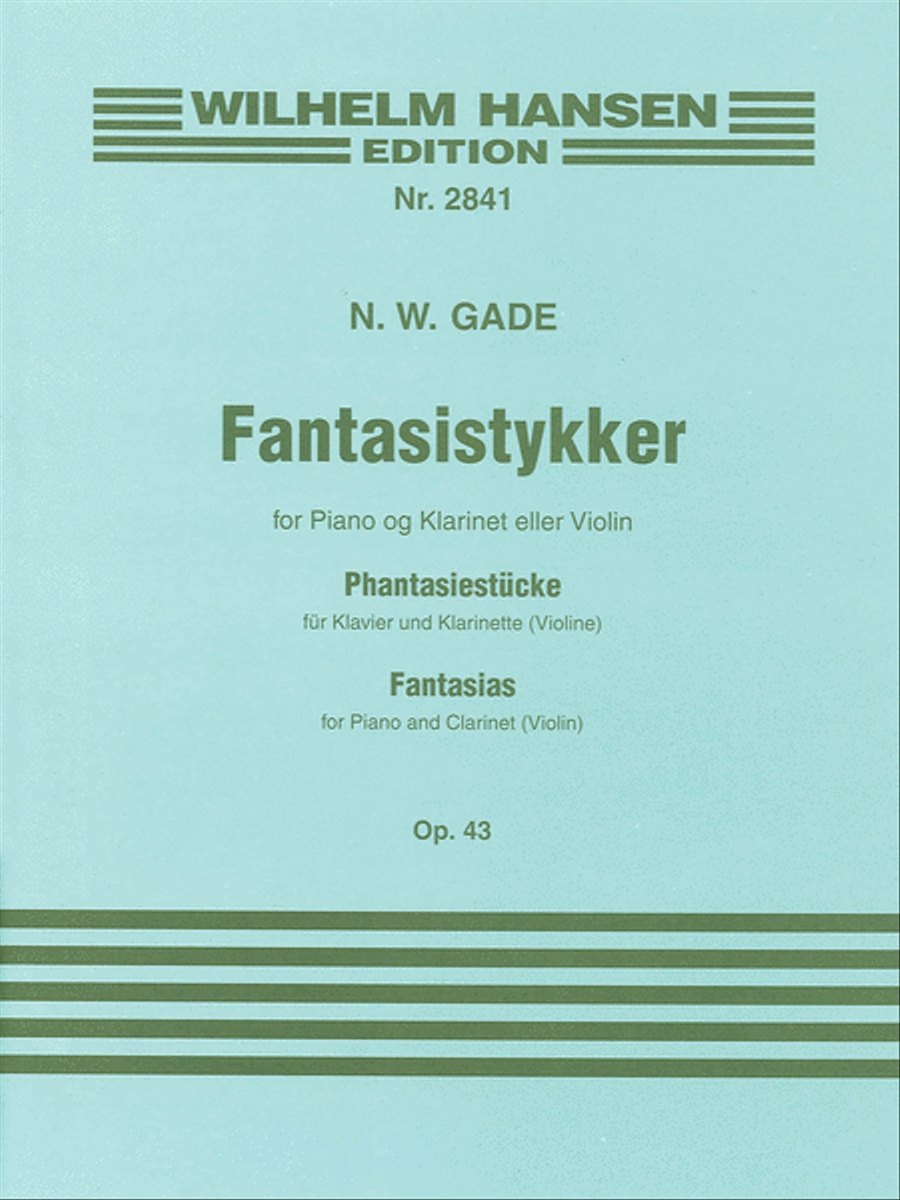 Fantasias Op. 43 Clarinet Solo - Sheet Music