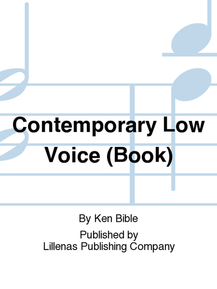 Contemporary Low Voice (Book)