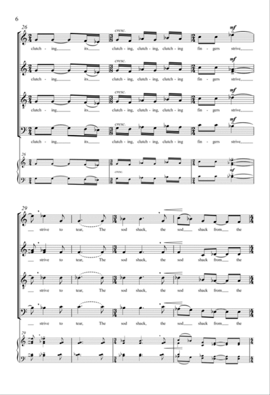 Prairie Winds Prairie Winds 4-Part scores gallery preview page 5
