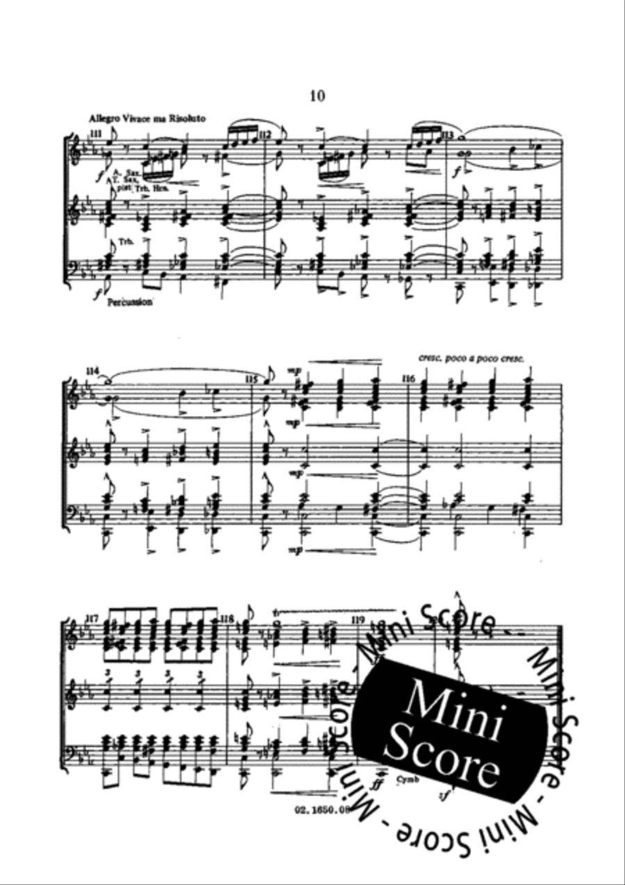 Concertsuite voor Fanfare Concert Band scores gallery preview page 14