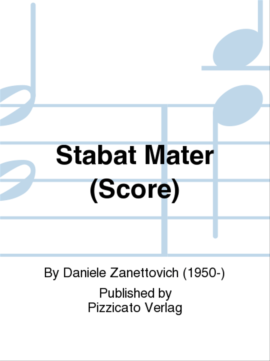 Stabat Mater (Score) Score scores gallery preview page 1