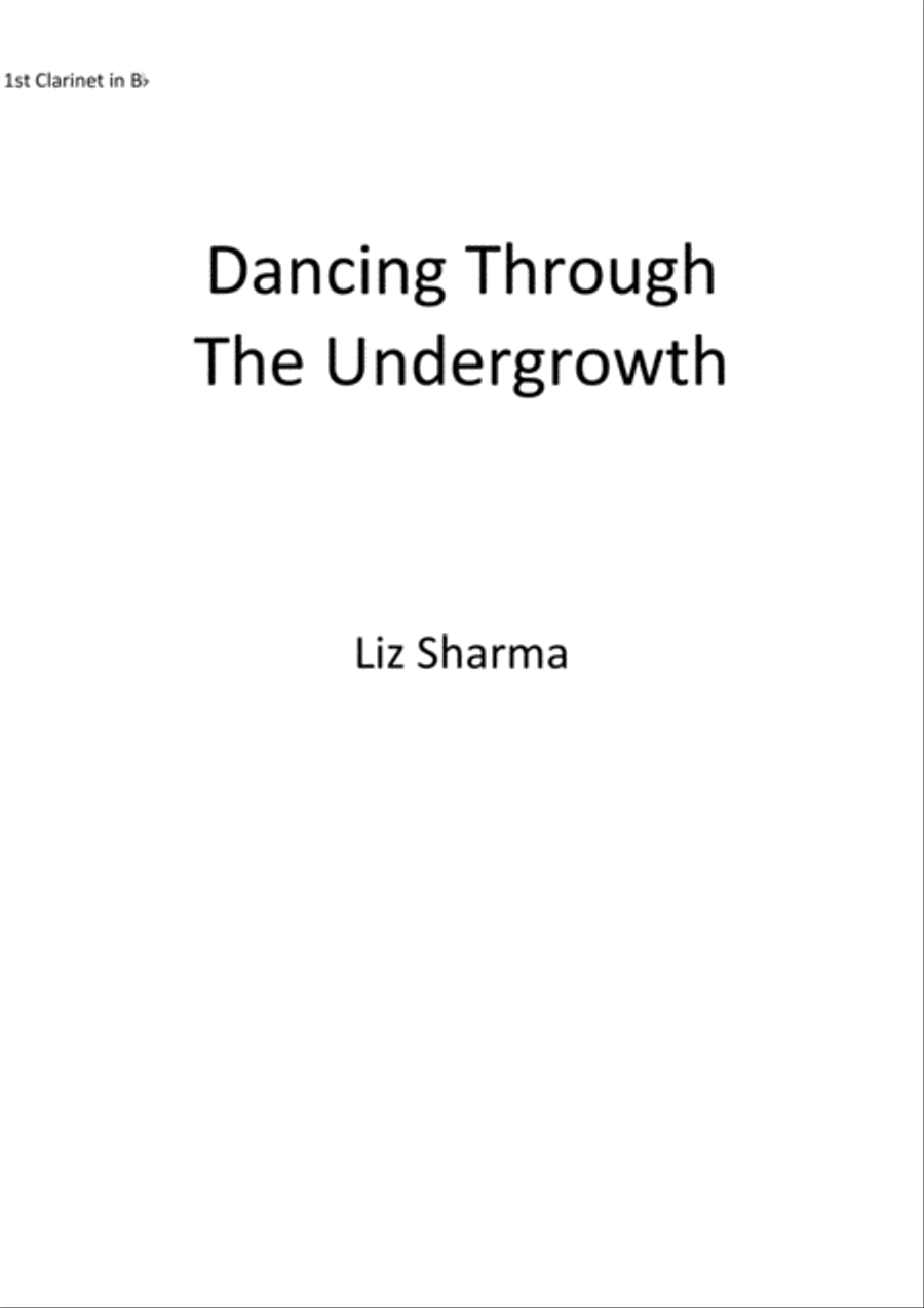 Dancing Through The Undergrowth Set of Parts scores gallery preview page 1