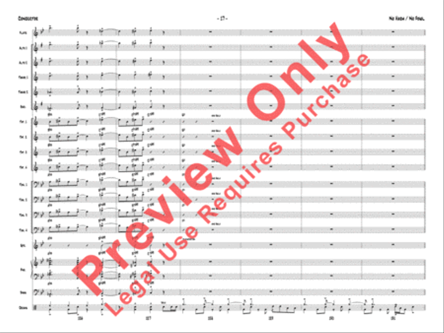 No Harm / No Fowl Jazz Ensemble scores gallery preview page 20