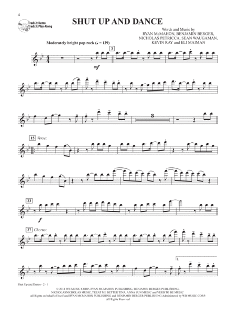 Top Pop & Rock Hits Instrumental Solos Flute Solo scores gallery preview page 4