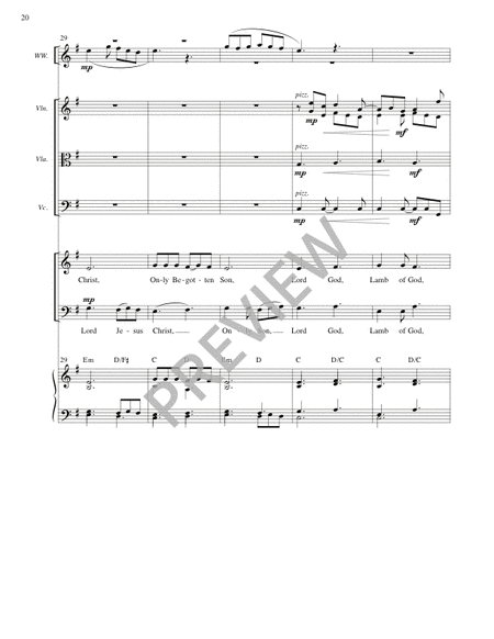 Mass of the Angels and Saints (Full Score)