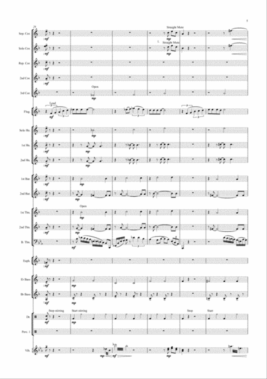 Misty Brass Ensemble scores gallery preview page 5