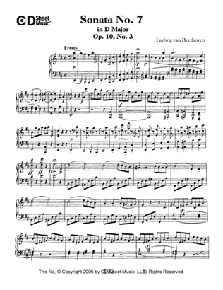 Book cover for Sonata No. 7 In D Major, Op. 10, No. 3