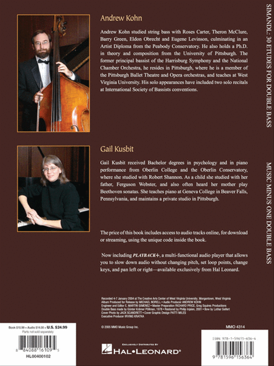 Simandl – 30 Etudes for Double Bass Double Bass scores gallery preview page 5