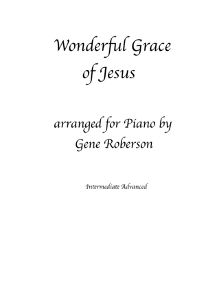 Book cover for Wonderful Grace of Jesus Piano Solo