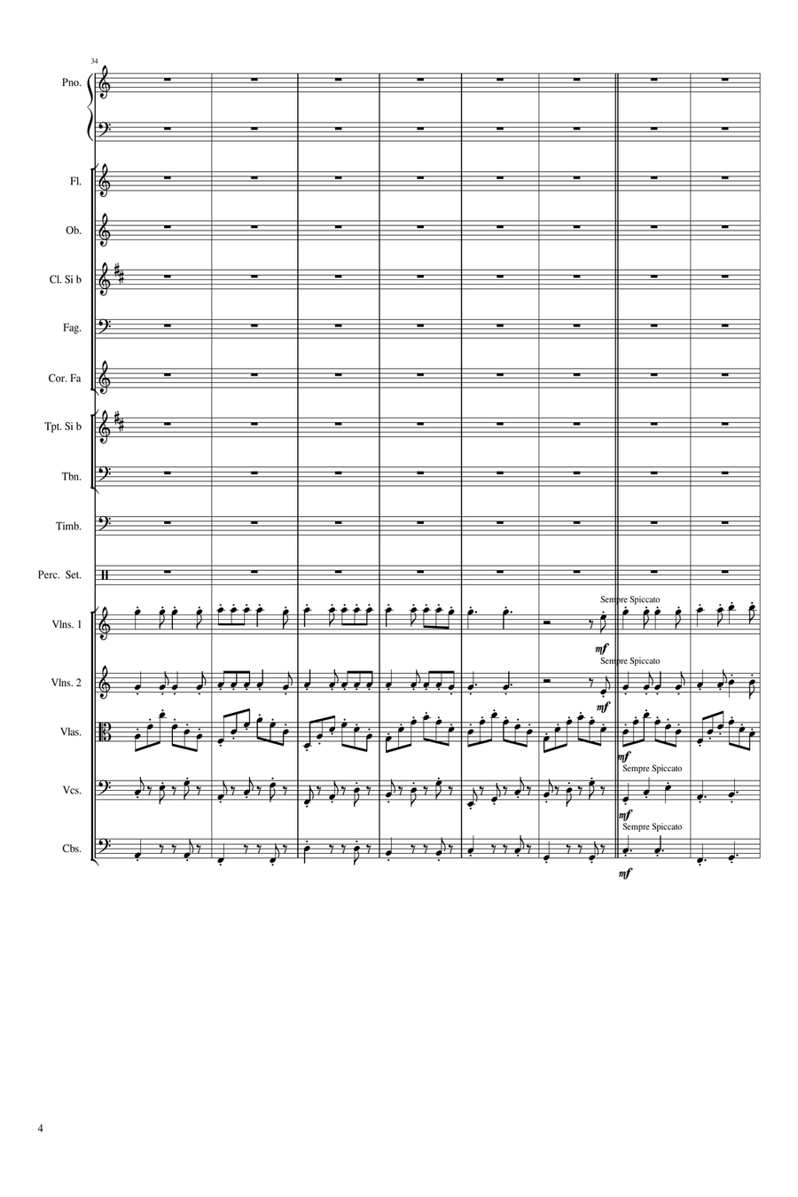 Hallelujah - Score Only Hallelujah - Score Only Full Orchestra scores gallery preview page 5
