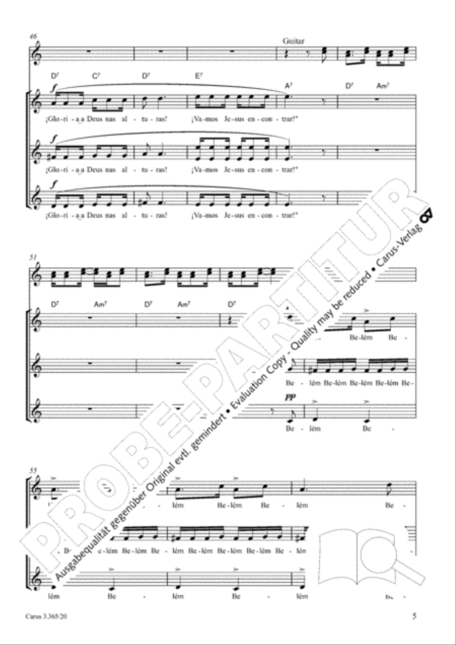 Christmas Choir scores gallery preview page 6