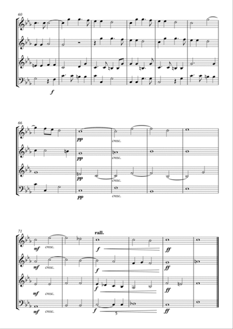 Cantate Domino Woodwind Quartet scores gallery preview page 5
