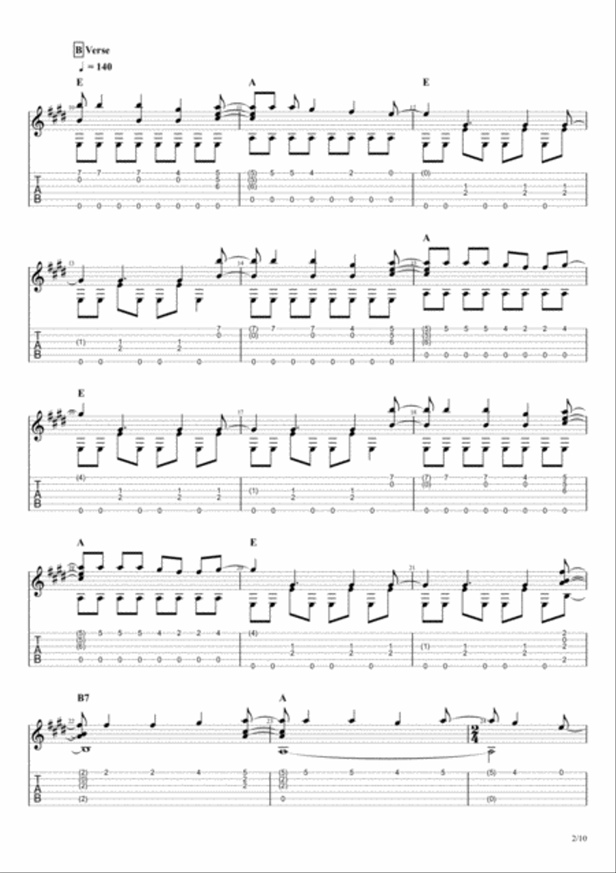 Roll Away Your Stone Roll Away Your Stone Electric Guitar scores gallery preview page 2