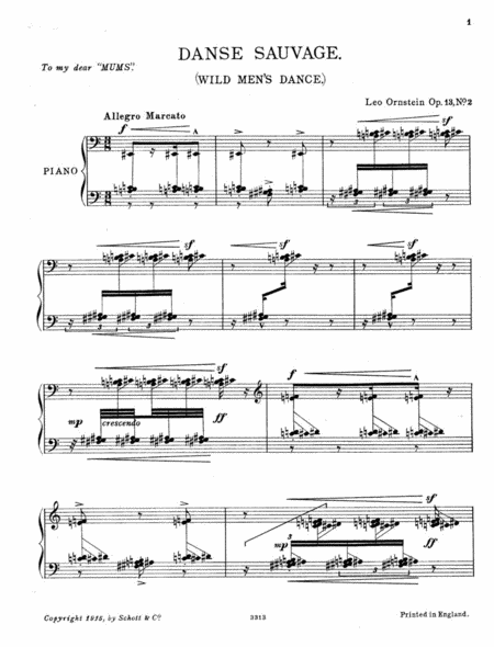 Danse Sauvage Op. 13 No. 2