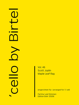 Book cover for Maple Leaf Rag (für drei Violoncelli)