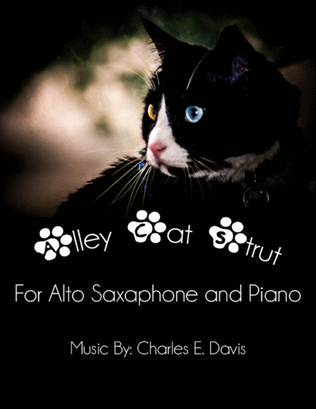 Book cover for Alley Cat Strut - Alto Sax and Piano