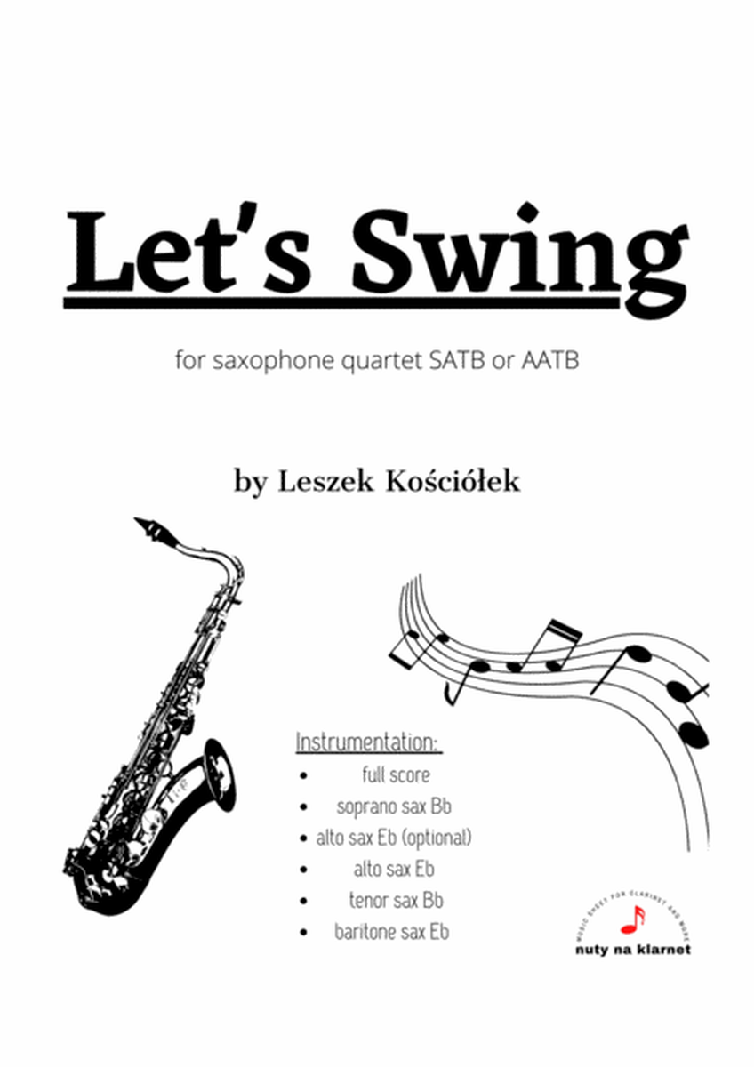 Let's Swing (saxophone quartet) image number null