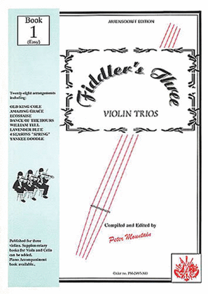 Book cover for Fiddler's Three Violin Book 1
