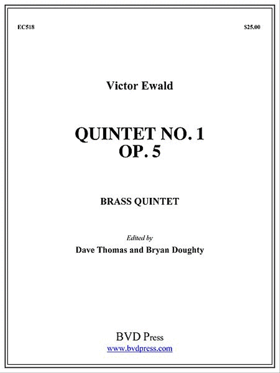 Quintet No. 1 Brass Quintet scores gallery preview page 1