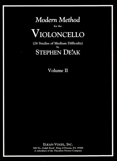 Modern Method for the Violoncello