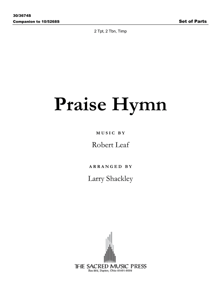 Praise Hymn - Brass and Timpani Score and Parts (Digital Download)
