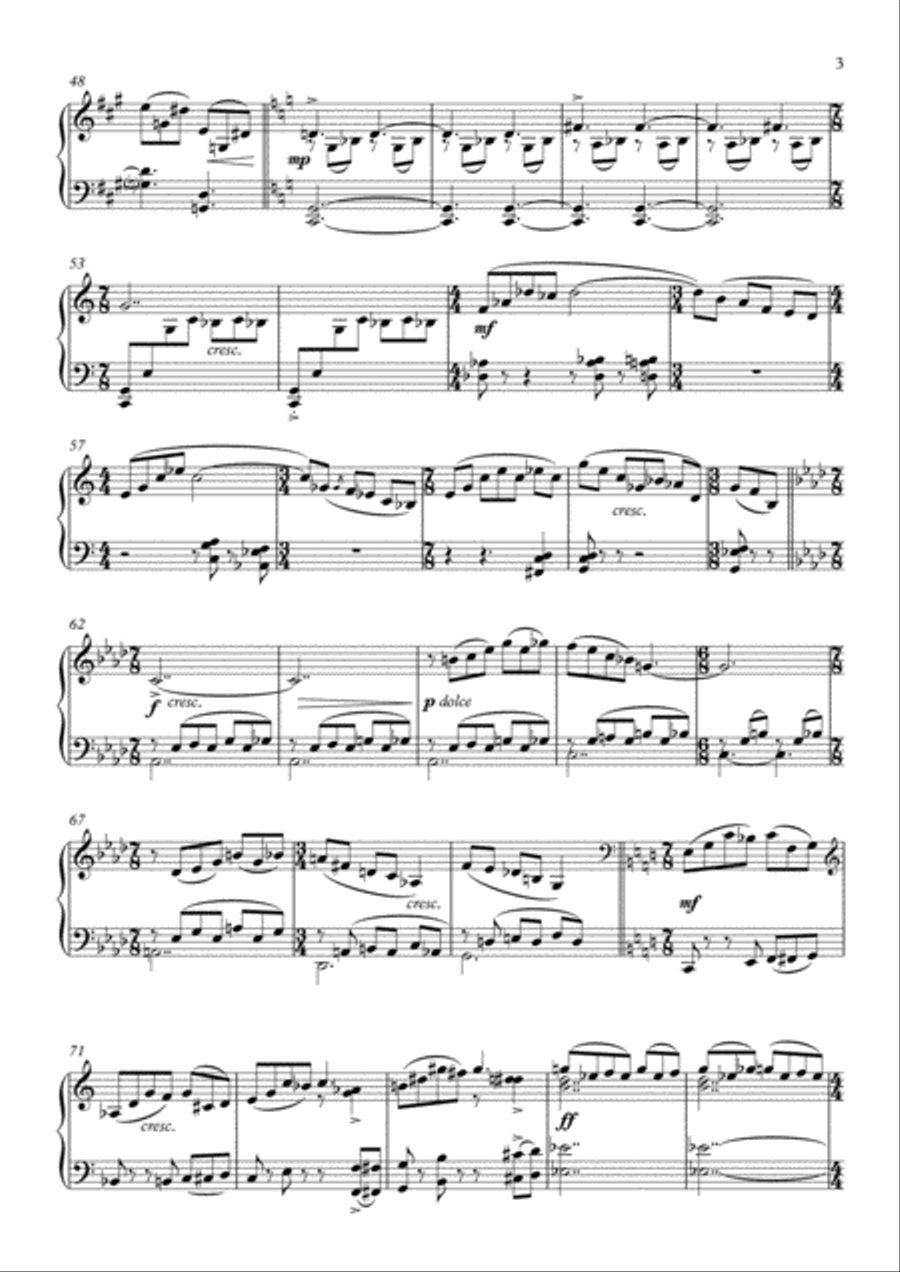 Time Pieces for Piano Piano Solo scores gallery preview page 3
