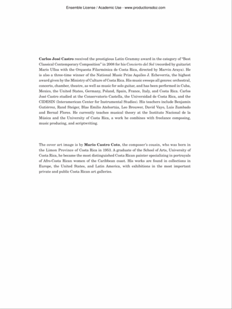 Concierto del Sol (réduction de piano et partie de guitare) Classical Guitar scores gallery preview page 2