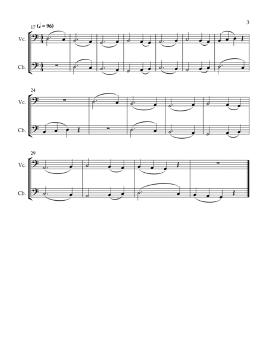 3 Conversations 3 Conversations Bass Voice scores gallery preview page 3