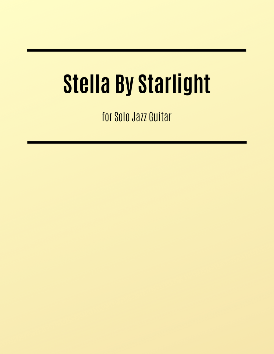Stella By Starlight Acoustic Guitar scores gallery preview page 1