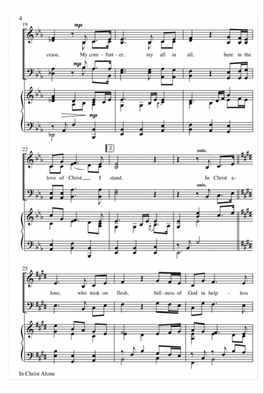 In Christ Alone In Christ Alone 4-Part scores gallery preview page 5