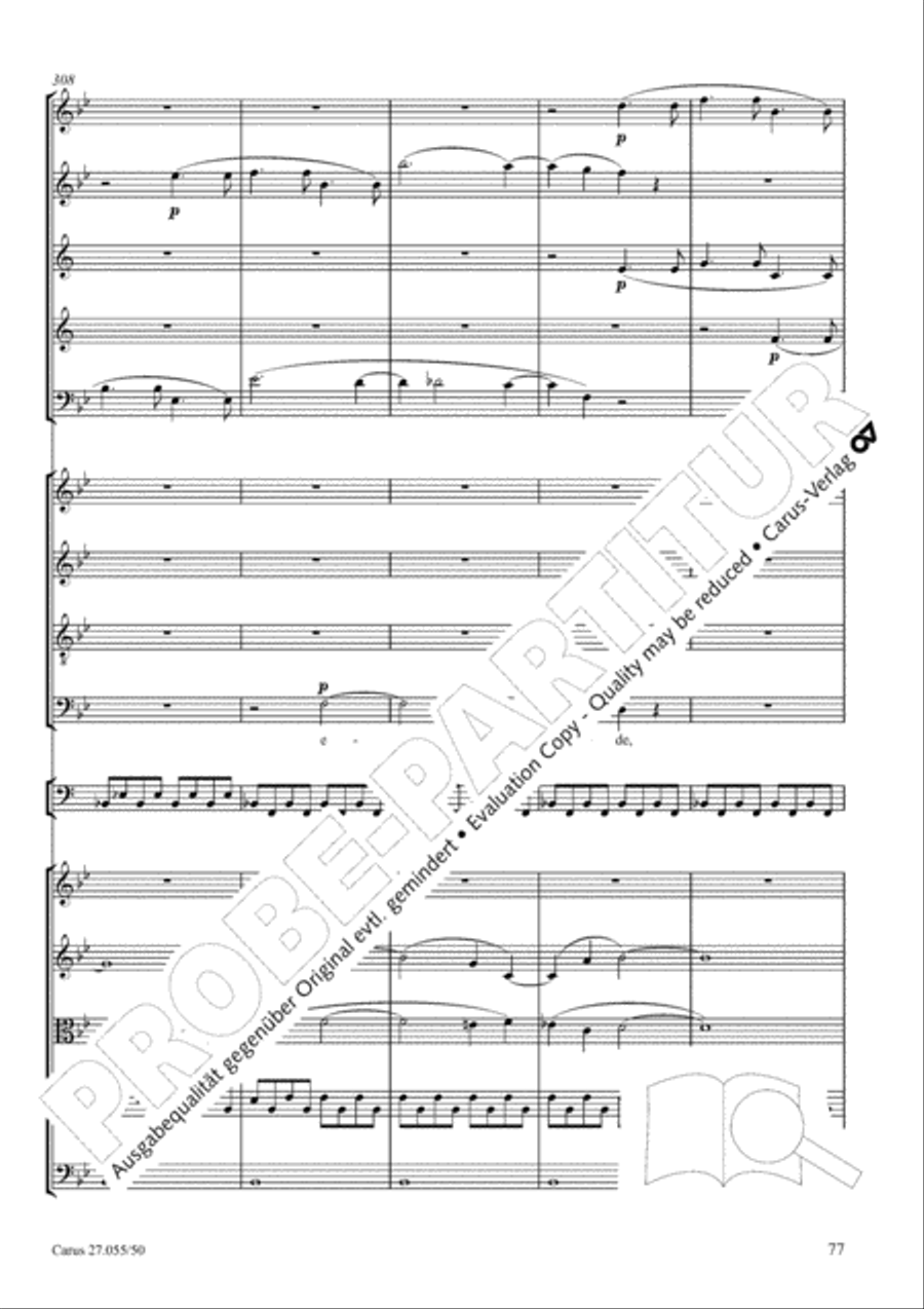 Ein Deutsches Requiem (German Requiem) 4-Part scores gallery preview page 84