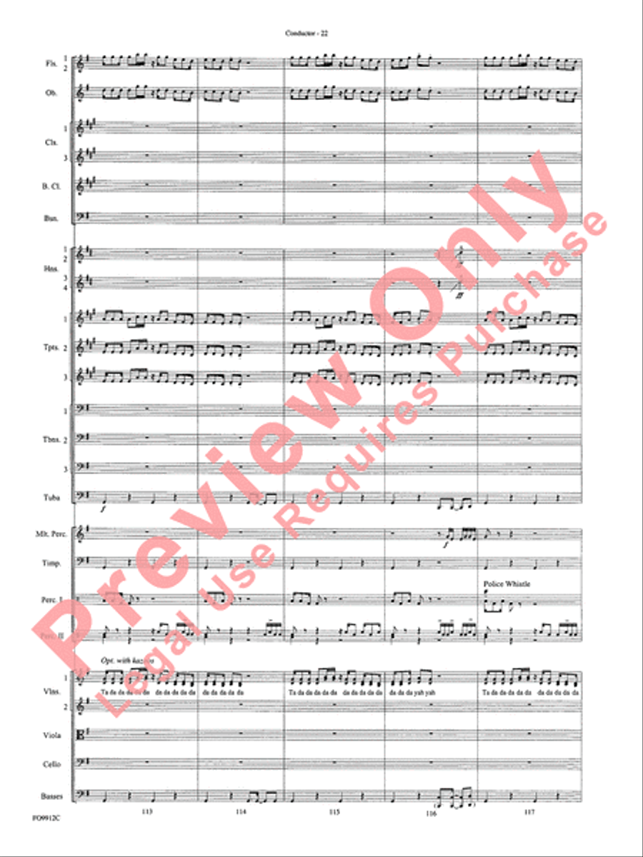 Selections from Star Wars: Episode I The Phantom Menace Full Orchestra scores gallery preview page 24