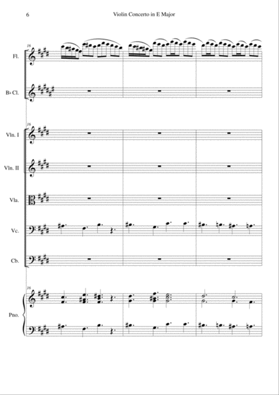 The Four Seasons - Spring 3rd Movement Orchestra scores gallery preview page 6