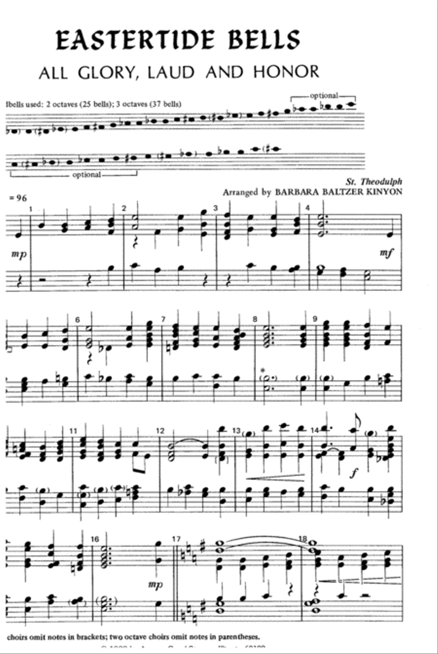 Eastertide Bells 3-Octaves scores gallery preview page 9