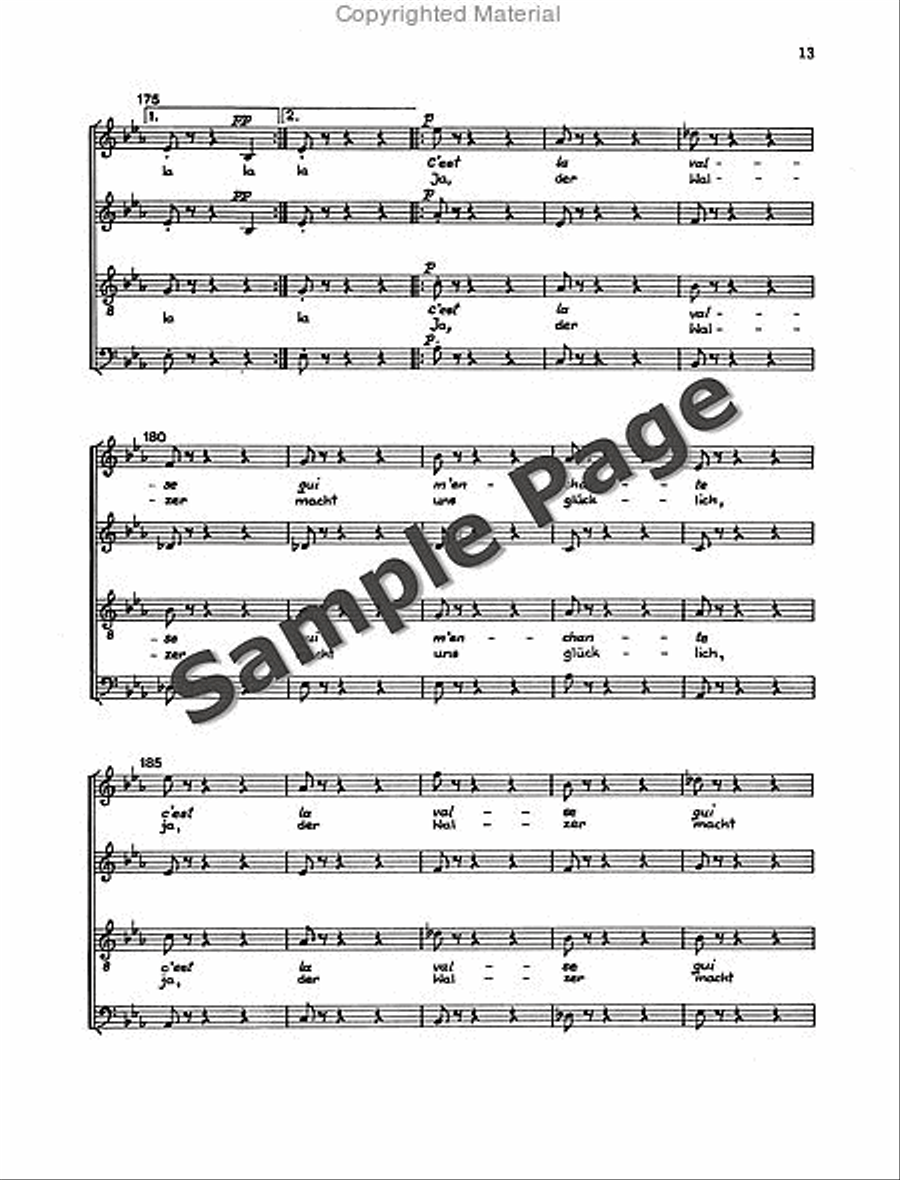 Waltz with Chorus Waltz with Chorus 4-Part scores gallery preview page 14
