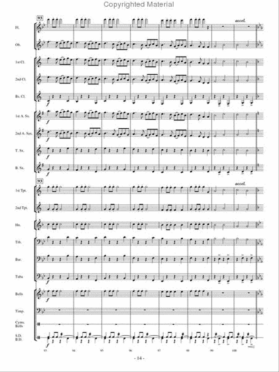 A Christmas Collage A Christmas Collage Concert Band scores gallery preview page 13
