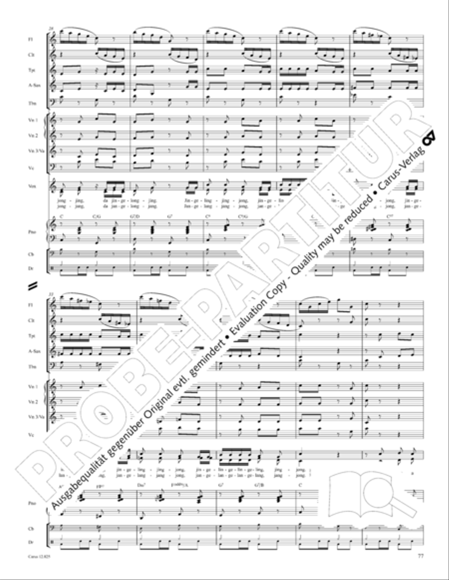 Circus Allegro Circus Allegro Choir scores gallery preview page 78