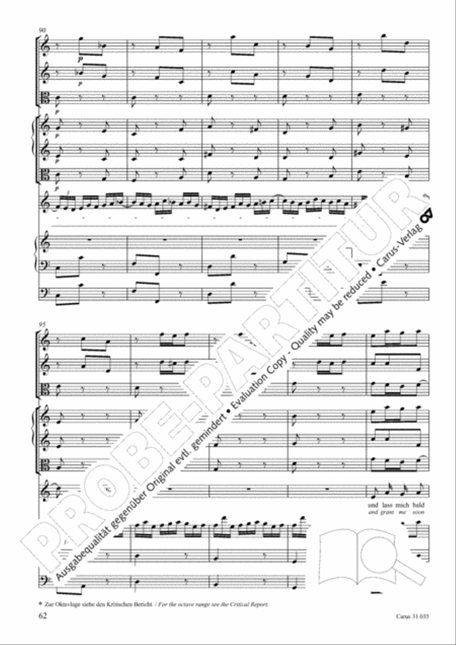 Soul and spirit are astounded (Geist und Seele wird verwirret) English Horn scores gallery preview page 63