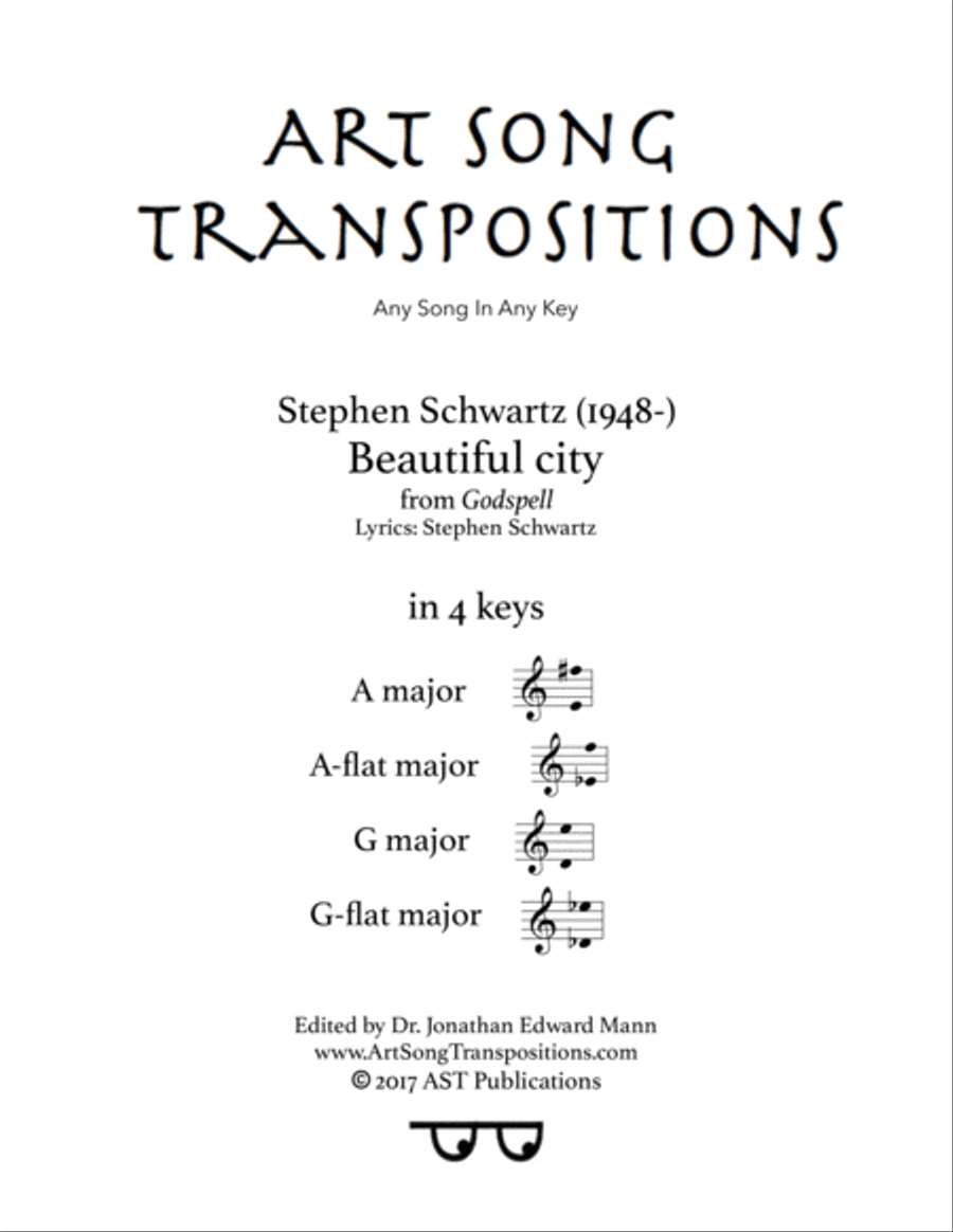 Beautiful City Beautiful City Voice scores gallery preview page 1