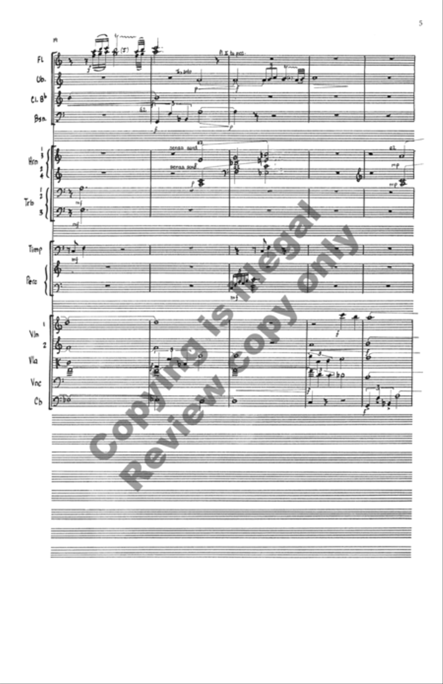 Deep Summer Music Deep Summer Music Full Orchestra scores gallery preview page 19